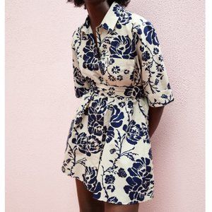 ZARA FLORAL PRINT DRESS